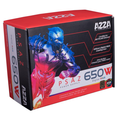 AZZA AZ650W 650w 80+ bronze ATX RGB