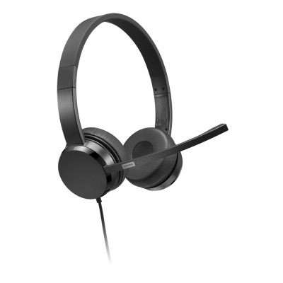 Lenovo USB-A Wired Stereo On-Ear Headset