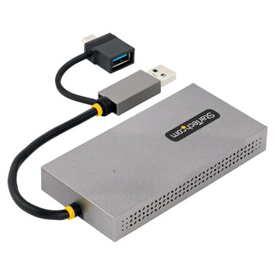 StarTech USB to Dual HDMI Adapter 4K30Hz+1080p