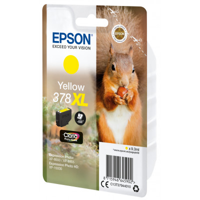 Epson Ink&#47;378XL Squirrel 9.3ml YL