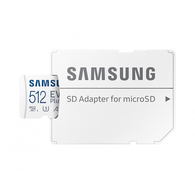 Samsung Micro SD 512GB EVO PLUS 2021+SD Adapter