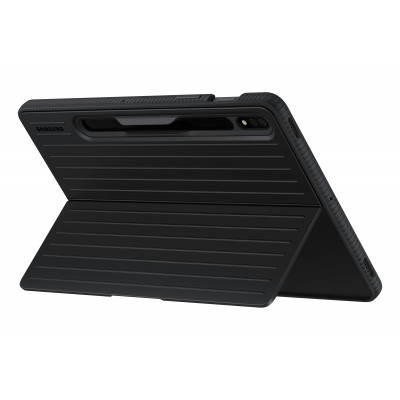 Samsung Protective Standing Cover - Black - for Samsung T700 Tab S8