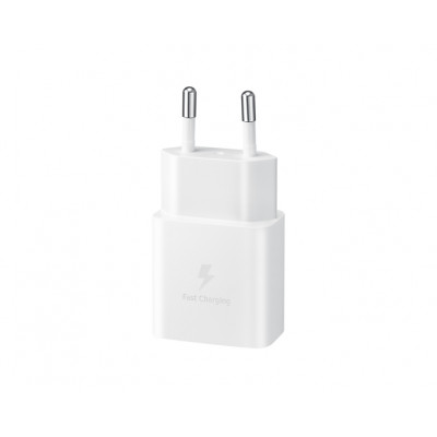 Samsung adaptateur USB-C + cable data C to C - blanc - chargement rapide (15W)