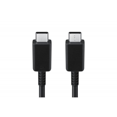 SUPER FAST CHARGING DATA CABLE USB-C TO USB-C - MAX 45W (5A) - ZWART