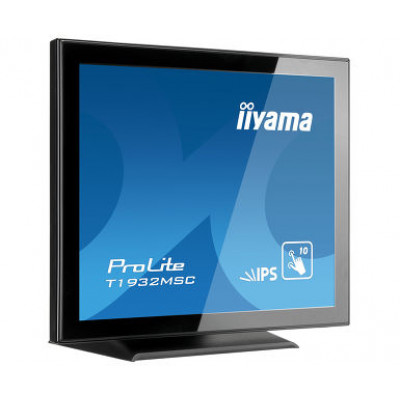 iiyama ProLite T1932MSC-B5AG computer monitor 48,3 cm (19") 1280 x 1024 Pixels LED Touchscreen Tafelblad Zwart