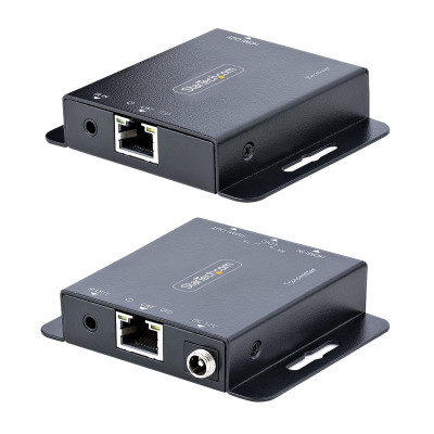 StarTech.com EXTEND-HDMI-4K40C6P1 extension audio/video Émetteur et récepteur AV Noir