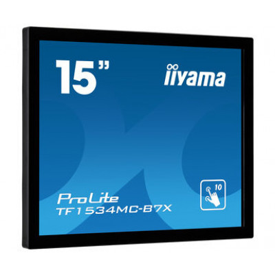 iiyama ProLite TF1534MC-B7X computer monitor 38,1 cm (15") 1024 x 768 Pixels XGA LED Touchscreen Multi-gebruiker Zwart
