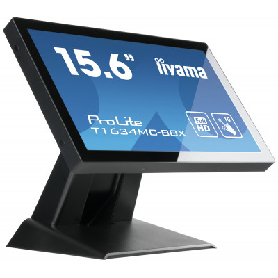iiyama ProLite T1634MC-B8X computer monitor 39,6 cm (15.6") 1920 x 1080 Pixels Full HD LED Touchscreen Multi-gebruiker Zwart
