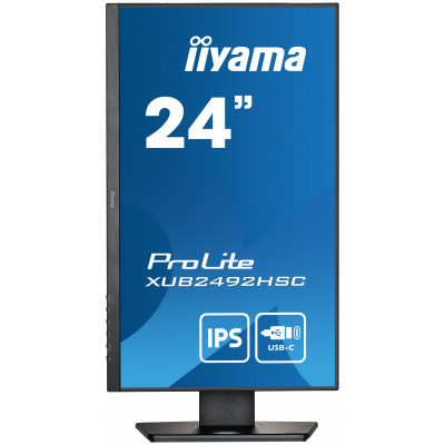 2de keus - Nieuwstaat: iiyama ProLite XUB2492HSC-B5 LED display 61 cm (24'') 1920 x 1080 Pixels Full HD Zwart