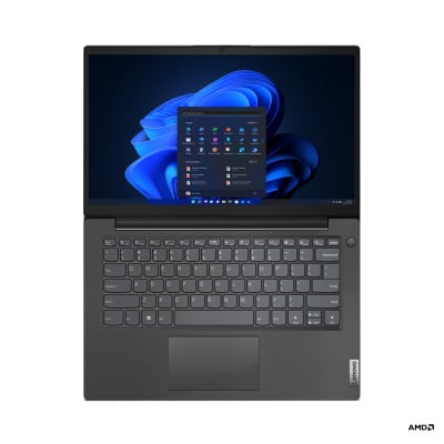 Lenovo V V14 7520U Notebook 35,6 cm (14") Full HD AMD Ryzen™ 5 8 GB LPDDR5-SDRAM 256 GB SSD Wi-Fi 5 (802.11ac) Windows 11 Pro Zwart