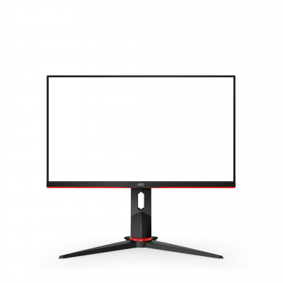AOC G2 Q24G2A/BK écran plat de PC 60,5 cm (23.8") 2560 x 1440 pixels Noir, Rouge