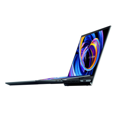 ASUS ZenBook Pro Duo 15 OLED UX582ZM-KY038WS i7-12700H Notebook 39,6 cm (15.6") Touchscreen Full HD Intel® Core™ i7 16 GB LPDDR5-SDRAM 1000 GB SSD NVIDIA GeForce RTX 3060 Wi-Fi 6 (802.11ax) Windows 11 Home Blauw