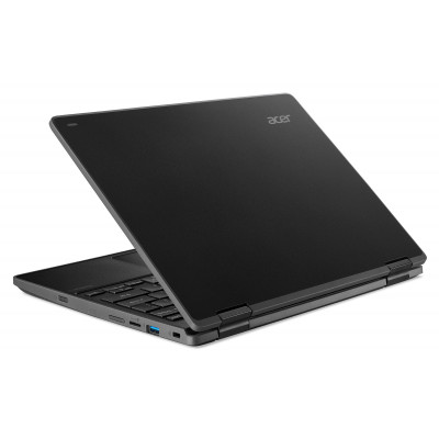 Acer TravelMate Spin B3 TMB311R-32-P6QK N6000 Hybride (2-en-1) 29,5 cm (11.6") Écran tactile HD Intel® Pentium® Silver 4 Go DDR4-SDRAM 128 Go SSD Wi-Fi 6 (802.11ax) Windows 10 Pro Noir