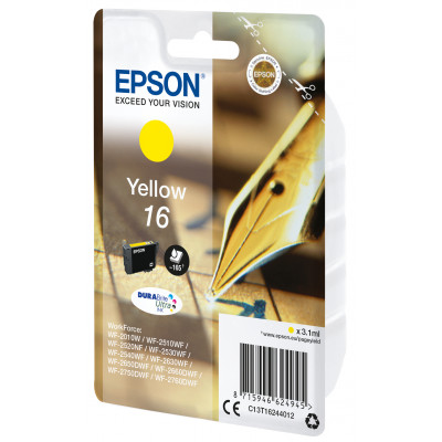 Epson Pen and crossword C13T16244012 inktcartridge 1 stuk(s) Origineel Normaal rendement Geel