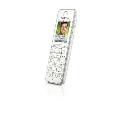 FRITZ!Fon C6 International Téléphone DECT Identification de l'appelant Blanc