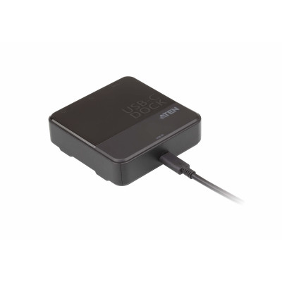 ATEN UH3233 Avec fil USB 3.2 Gen 1 (3.1 Gen 1) Type-C Noir