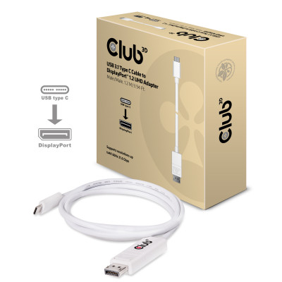 CLUB3D CAC-1517 changeur de genre de câble USB Type C Blanc