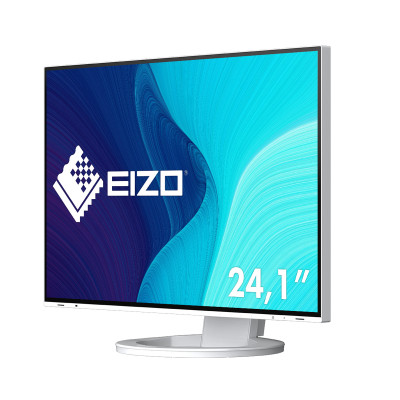 EIZO FlexScan EV2485-WT LED display 61.2 cm (24.1") 1920 x 1200 pixels WUXGA White