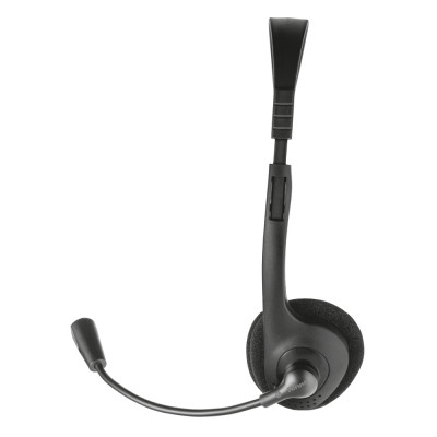Trust 21665 hoofdtelefoon/headset Bedraad In-ear Oproepen/muziek Zwart