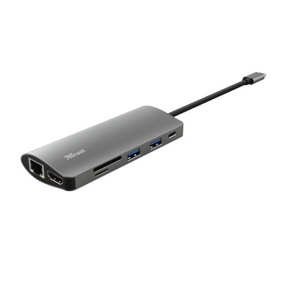 Trust Dalyx 7-in-1 USB-C-adapter met meerdere poorten