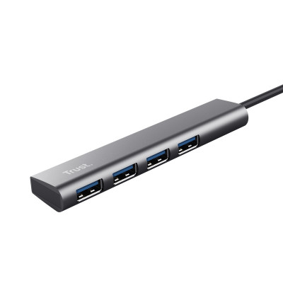 Trust Halyx USB 3.2 Gen 1 (3.1 Gen 1) Type-A 5 Mbit/s Black, Grey