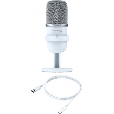 HyperX SoloCast - USB Microphone (White) Game console microphone