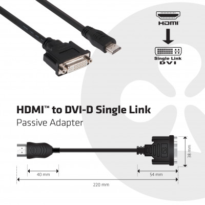 Club 3D HDMI TO DVI