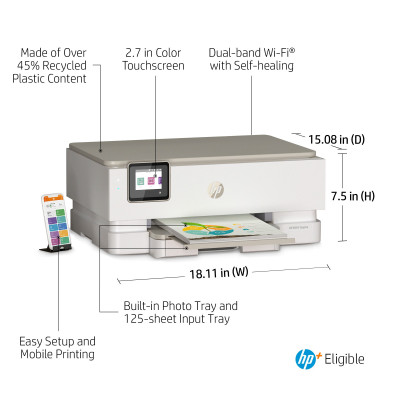 HP ENVY Inspire 7220e All-in-One Printer A jet d'encre thermique A4 4800 x 1200 DPI 15 ppm Wifi