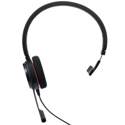 Jabra Evolve 20 MS Mono Headset Wired Head-band Office/Call center USB Type-A Black