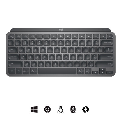Logitech Mx Keys Mini For Business toetsenbord RF-draadloos + Bluetooth QWERTY Engels Grafiet