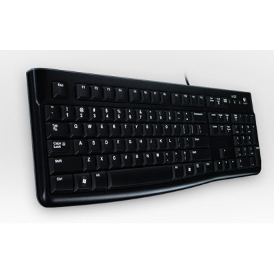 Logitech K120 Corded Keyboard clavier USB QWERTY Italien Noir