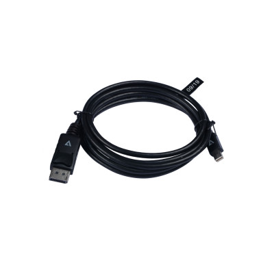 V7 V7MDP2DP-01M-BLK-1E 1 m Mini DisplayPort DisplayPort Zwart