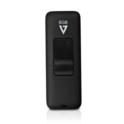 V7 VF28GAR-3E lecteur USB flash 8 Go USB Type-A 2.0 Noir