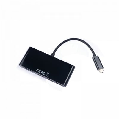 V7 V7UC3U-HUB-BLK-1E USB 3.2 Gen 1 (3.1 Gen 1) Type-C Zwart