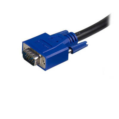 StarTech.com SVUSB2N1_15 KVM cable Black 4.57 m