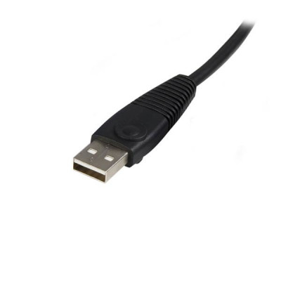 StarTech.com SVUSB2N1_15 KVM cable Black 4.57 m