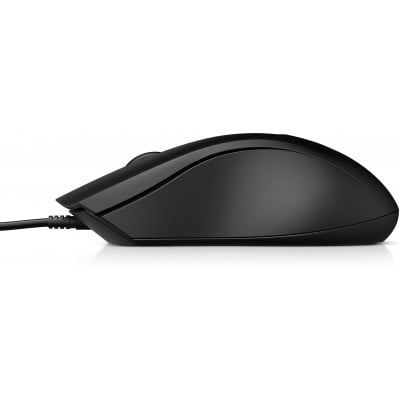 HP Wired Mouse 100 muis Ambidextrous USB Type-A Optisch 1600 DPI