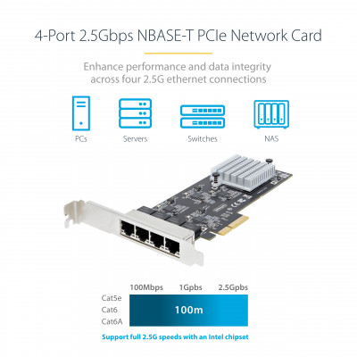 StarTech.com PR42GI-NETWORK-CARD carte réseau Interne 2500 Mbit/s
