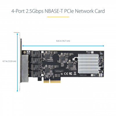 StarTech.com PR42GI-NETWORK-CARD netwerkkaart Intern 2500 Mbit/s
