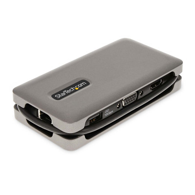 StarTech.com DKT31CVHPD3 notebook dock & poortreplicator Bedraad USB 3.2 Gen 2 (3.1 Gen 2) Type-C Grijs