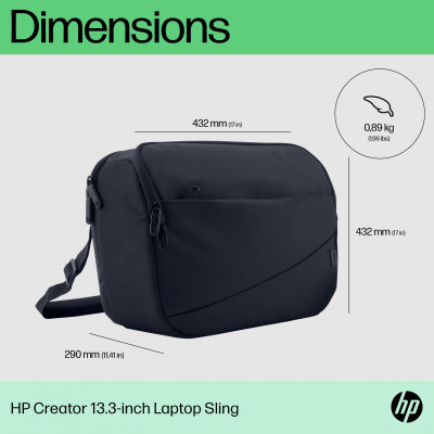 HP Creator 13.3-inch Laptop Sling rugzak