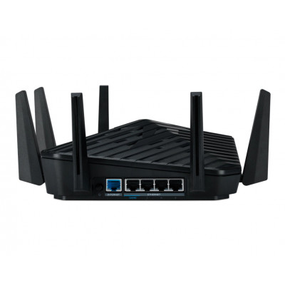Acer Predator Connect W6 Wi-Fi 6 Router draadloze router Gigabit Ethernet Tri-band (2,4 GHz / 5 GHz / 6 GHz) Zwart