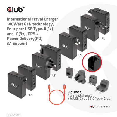 CLUB3D CAC-1917 power supply unit