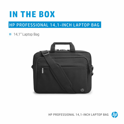 HP Professional 14.1-inch Laptop Bag notebooktas 35,8 cm (14.1") Documententas Zwart