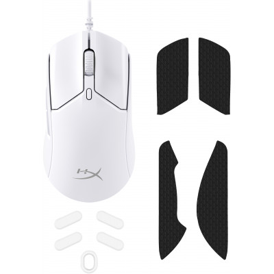 HyperX Pulsefire Haste 2 - Gaming Mouse (White) muis Ambidextrous USB Type-A 26000 DPI