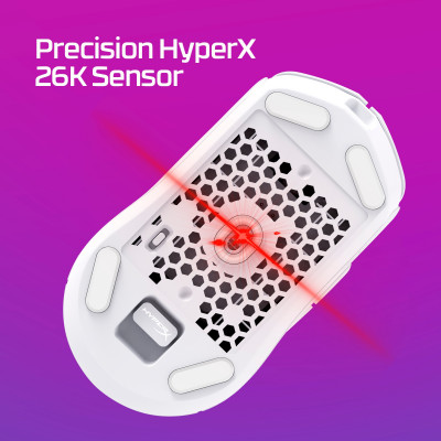 HyperX Pulsefire Haste 2 - Wireless Gaming Mouse (Black) muis Ambidextrous RF-draadloos + Bluetooth 26000 DPI