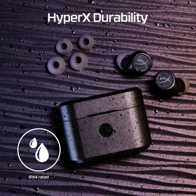 HyperX Cirro Buds Pro Black Headset Draadloos In-ear Oproepen/muziek Bluetooth