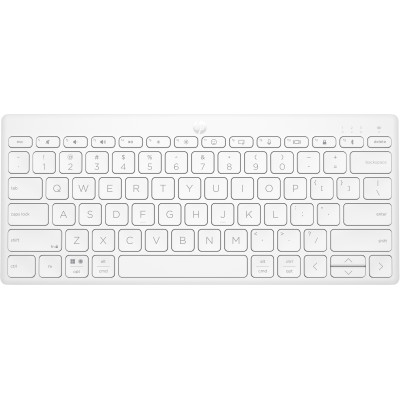 HP 350 Compact Multi-Device Bluetooth Keyboard toetsenbord QWERTY Engels Wit