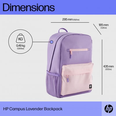 HP Campus Lavender Backpack rugzak