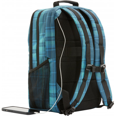 HP Campus XL Tartan Plaid Backpack rugzak